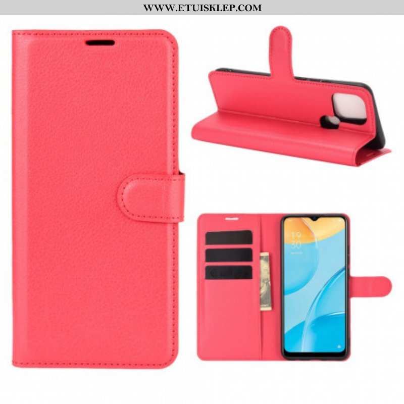 Etui Folio do Oppo A15 Klasyczny